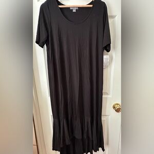 Jessica London Black Short Sleeve Dress